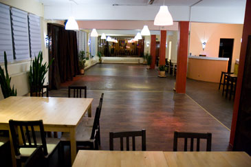 Salsa dance classes in Fuerth: Dance floor at Partyloft