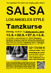 Salsa-Tanz-Kurs in Bamberg: Flyer