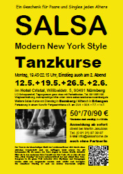 Salsa-Tanz-Kurs in Nürnberg: Flyer